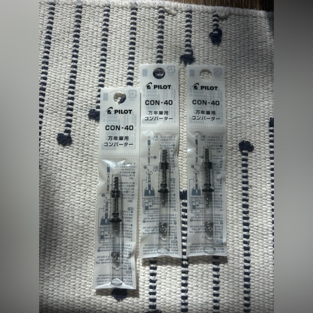 Pilot CON-40 Fountain Pen Converters (Set of 3) | New